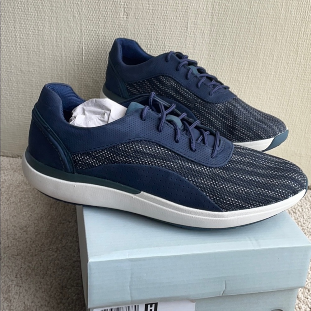 Clarks UN Cruise Lace navy nubuck suede